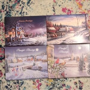 Winter Season And Christmas Cards
